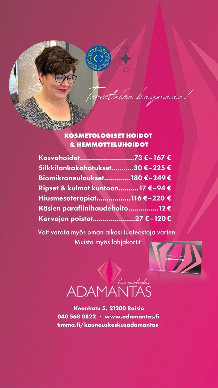 Kauneuskeskus Adamantas Oy