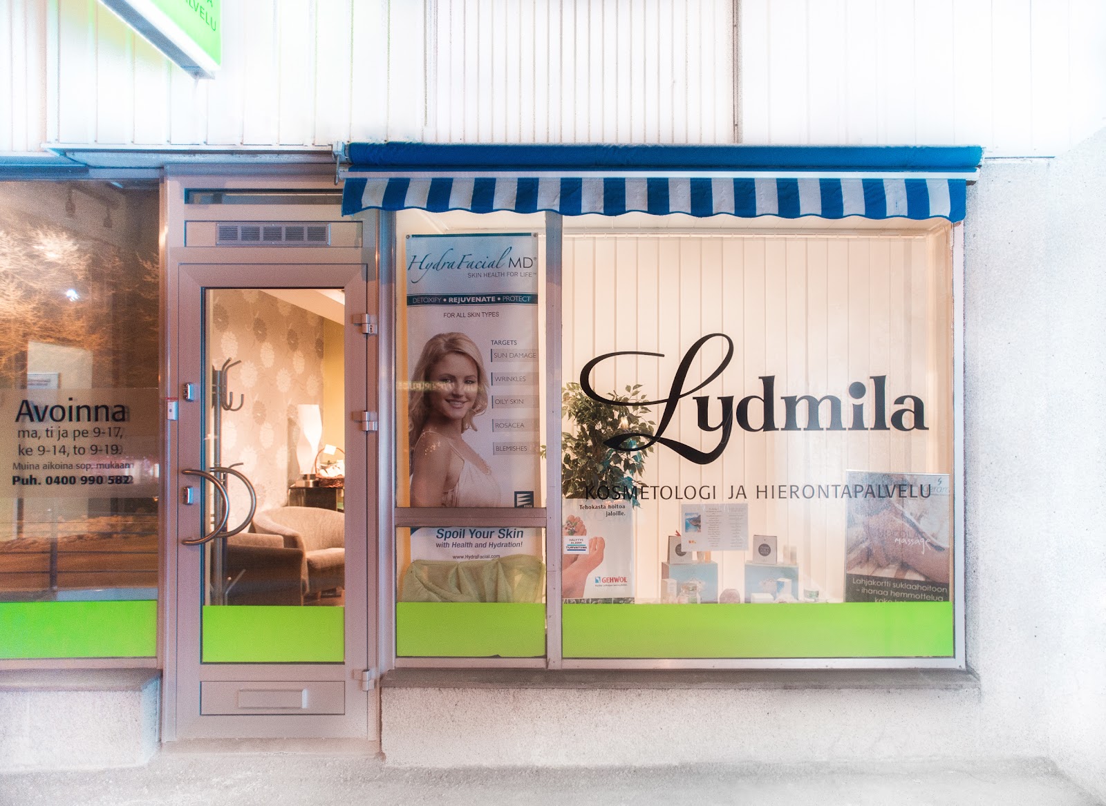 Kosmetologi ja hierontapalvelu Lydmila Pirinen